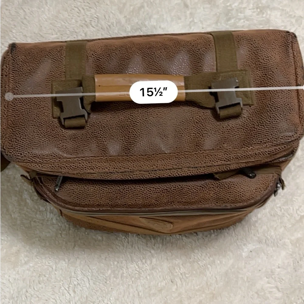 Brown Leather Camera Bag